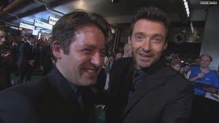 I know you! Check out who Hugh ran into!