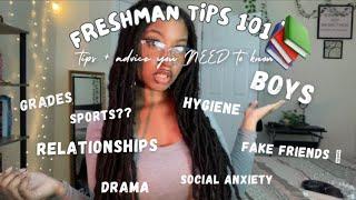 BACK TO SCHOOL FRESHMAN ADVICE || everything YOU need to know to survive your first year, tips