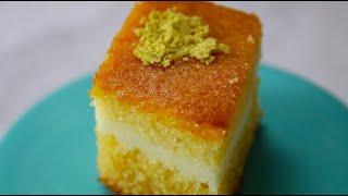 Famous Middle Eastern Dessert Basbousa Recipe ️ | Easiest way to make Basbousa