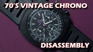 Vintage Famolare Chronograph BFG590 Disassembly