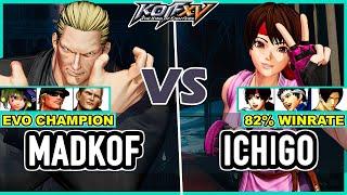 KOF XV  Madkof (Geese/Clark/Sylvie) vs Ichigo (Yuri/Shingo/Kim)