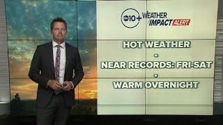 Extended Weather | Near record heat expected in the forecast