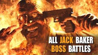 RESIDENT EVIL 7 - Ethan Vs Jack | All Jack Baker Boss Battles Compilation (RE7)