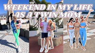 Twin Mom Weekend Vlog - Stay at Home Working Mom, Healthy Mom, Twin Toddlers, Roadtrip with Toddlers