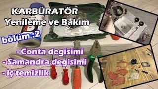 Karbüratör Yenileme ve Bakımı | 2 Zamanlı Deniz Motoru | Bölüm 2: Contaların Yenilenmesi-İç Temizlik