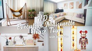 Finally an EM House Tour | Visiting the Teohomies' HDB Executive Maisonette | Their reno under 50k?