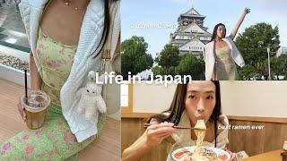 LIVING IN JAPAN | Osaka eats, best ramen spot, hair makeover, filipino owned luxury store!