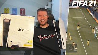 PS5 UNBOXING  ICH TESTE FIFA 21 GAMEPLAY AUF PLAYSTATION 5