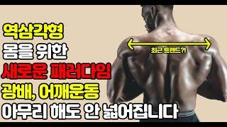 광배근, 어깨운동 집착하지 말고 프레임 넓히려면 이운동을 하세요