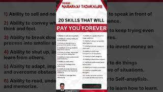 20 Skills That Will Pay You Forever