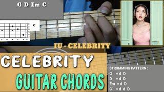 IU (아이유) - Celebrity Guitar Chords Tutorial + Cover