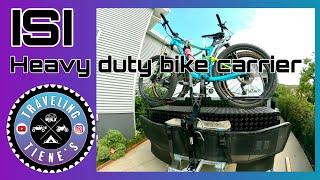 ISI heavy duty bike carrier installed/fitted to Austar toy hauler