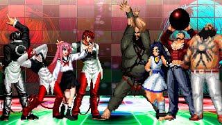 [KOF Mugen] Iori Yagami Team VS Chang Team!!