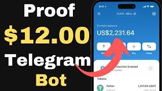 Earn $12 Every Day with This Free Telegram Bot |Quick and Easy Withdrawal |Make Money Online in 2025