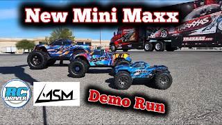 The New Traxxas Mini Maxx. Demo Run by MSM and RC Driver.