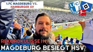 WOW!!! MAGDEBURG BESIEGT HSV VOR REKORDKULISSE!!! / 1. FC MAGDEBURG VS. HSV / FANPRIMUS STADIONVLOG