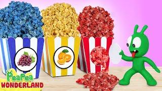 Pea Pea Making Colorful Popcorn - Pea Pea Wonderland - Cartoon for kids