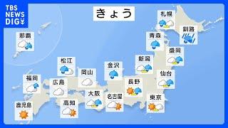 【気象情報】18日以降は今シーズン一番の強い寒気が流れ込む見通し　北日本では積雪も｜TBS NEWS DIG