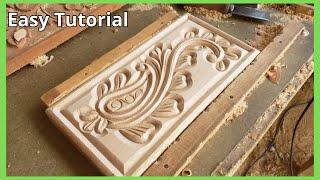 Wood CARVING for BEGINNERS (REALLY AMAZING) #woodcarving