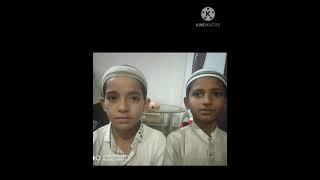 5 kalime tarjuma k saath madrasa feze Rahmani (Godhra)  2 students H.mohammad pathan  H.fuzel bandi