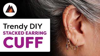 Get The Trendy Look: Stacked Earring Cuff Style Tutorial