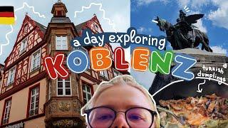 A day trip to Koblenz | Germany Travel Vlog