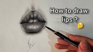 How to draw lips?            چطوری لب بکشیم؟