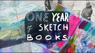 an honest sketchbook tour | developing my voice as an artist