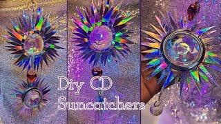 DIY CD SUNCATCHER  / HOW MAKE OLD CD SUNCATCHER / DIY SUNCATCHER