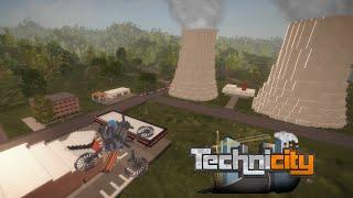 Adding Power, Recycling Dump & Town Hall ~ Technicity