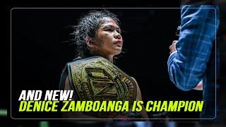 WATCH: Denice Zamboanga is new atomweight world champ | ABS-CBN News