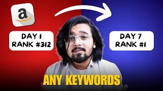 Secret Amazon SEO Hack to Rank on Page 1 in Just 7 Days | Part 2