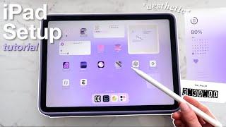 How to customize iPad homescreen & lockscreen | aesthetic widgets, app icons, focus modes