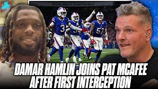 Damar Hamlin Joins Pat McAfee After First Interception, Win vs Jaguars | Pat McAfee Show