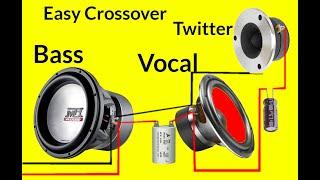 how to make crossover for speaker?