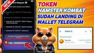 Token Hamster Kombat Sudah Masuk Di Wallet Telegram | Update Hamster Kombat Terbaru