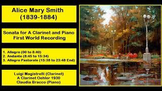 Alice Mary Smith (1839-1884) - Sonata for A Clarinet and Piano