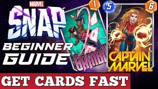 Marvel Snap Beginners Guide: The BEST WAY to get NEW CARDS