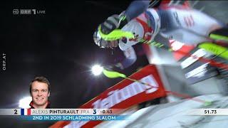 Alpiner Ski-Weltcup | Slalom | Schladming | 2. Platz | Alexis PINTURAULT | 2. Lauf | 2020