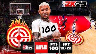 I DROPPED 100 POINTS IN RANDOM REC ON NBA 2K25