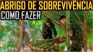 Abrigo de Sobrevivência na Selva - Como fazer (feat. 1o BIS de Manaus)