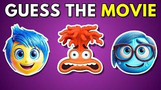 Guess the MOVIE by Emoji  Inside Out 2, Wish, The Little Mermaid