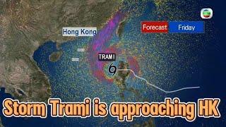 TVB News | 24 Oct 2024 | Storm Trami is approaching HK