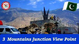 Karakoram Highway Road Drive | Gilgit Baltistan Tour 2024 | 3 Mountains Junction View Point (Ep. 4)