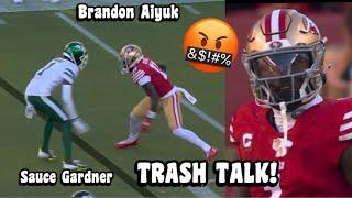 Sauce Gardner ‘STRAPPED’ Brandon Aiyuk & Deebo Samuel  (WR vs CB) 49ers vs Jets 2024 highlights