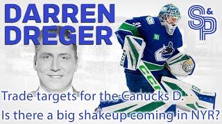 Darren Dreger: Full list of D trade options for the Canucks. Big shakeup coming for NYR?