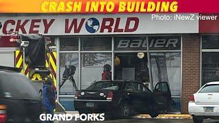 Grand Forks Crash Into Building