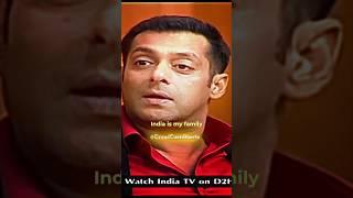 India is my Family -Salman Khan #shorts #salmankhan #viralbollywood #sallu