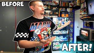 I Re-Built My ENTIRE Retro Game Room From Scratch!