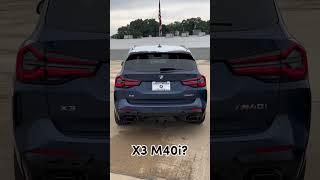 Exhaust Sound Comparison: X3 M40i vs M550i! #shorts